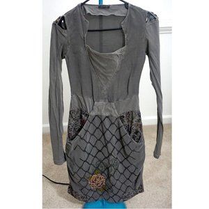 Angels Never Die Boho Mini Dress XS